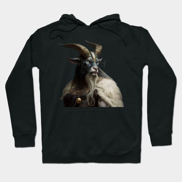 goat as thor god of thunder Hoodie by Bam-the-25th